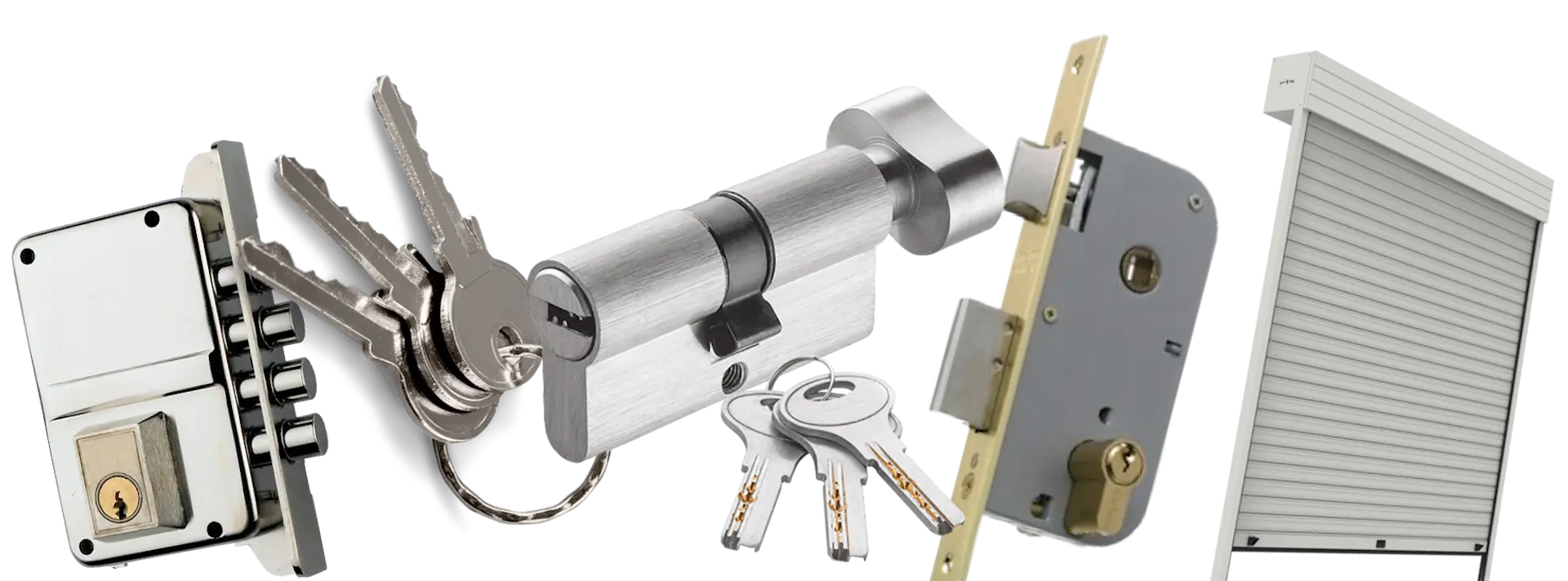 Herramientas de cerrajero sobre superficie